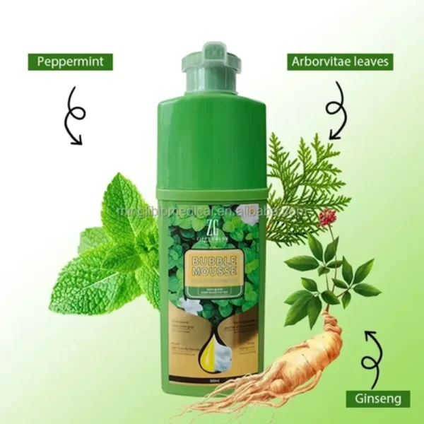 شامپو رنگ مو بابل موس مدل BRIGHT FACE رنگ مشکی تستر دار - Image 3