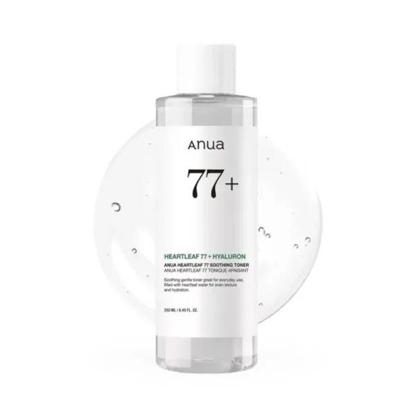 تونر هرتلایف 77 هیالورون آنوا | Anua Heartleaf 77 + Hyaluron Soothing Toner - Image 2