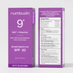 كرم ضدآفتاب بي رنگ دست،صورت،دورچشم نامبوزین مدل No.9 حجم 50ml - Image 2
