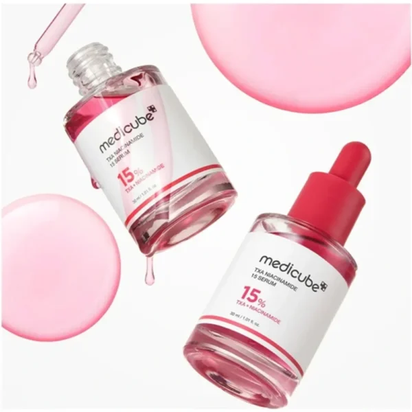 سرم روشن کننده پوست مدیکیوب مدل TXA + NIACINAMIDE 15% مناسب برای انواع پوست حجم 30 میلی لیتر - Image 4