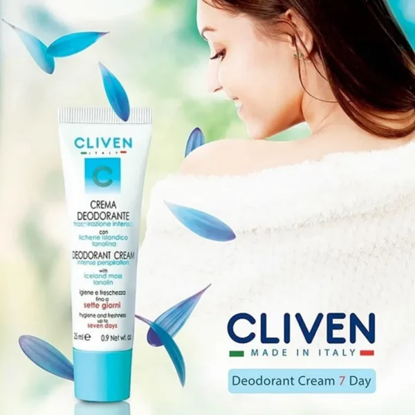 کرم دئودورانت کلیون مدل Deodorant Cream 7 Days حجم 25 میلی لیتر - Image 5