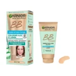 بی بی کرم آبرسان پوست مختلط و چرب گارنیر Garnier BB Cream All In 1 With Hyaluronic Acid 50Ml