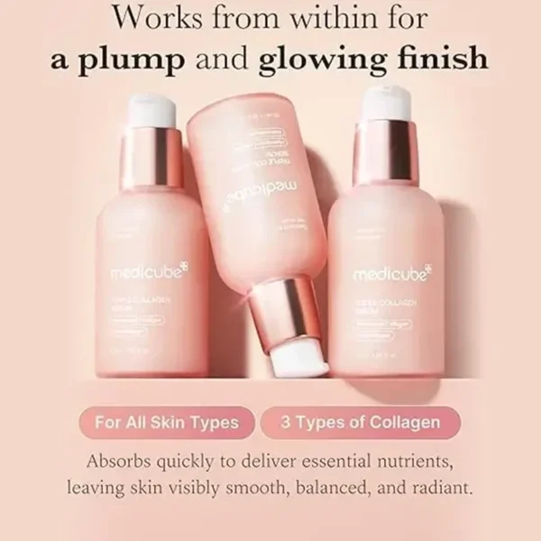سرم جوانساز تریپل کلاژن Triple collagen مدی کیوب با حجم 55 میل - Image 3