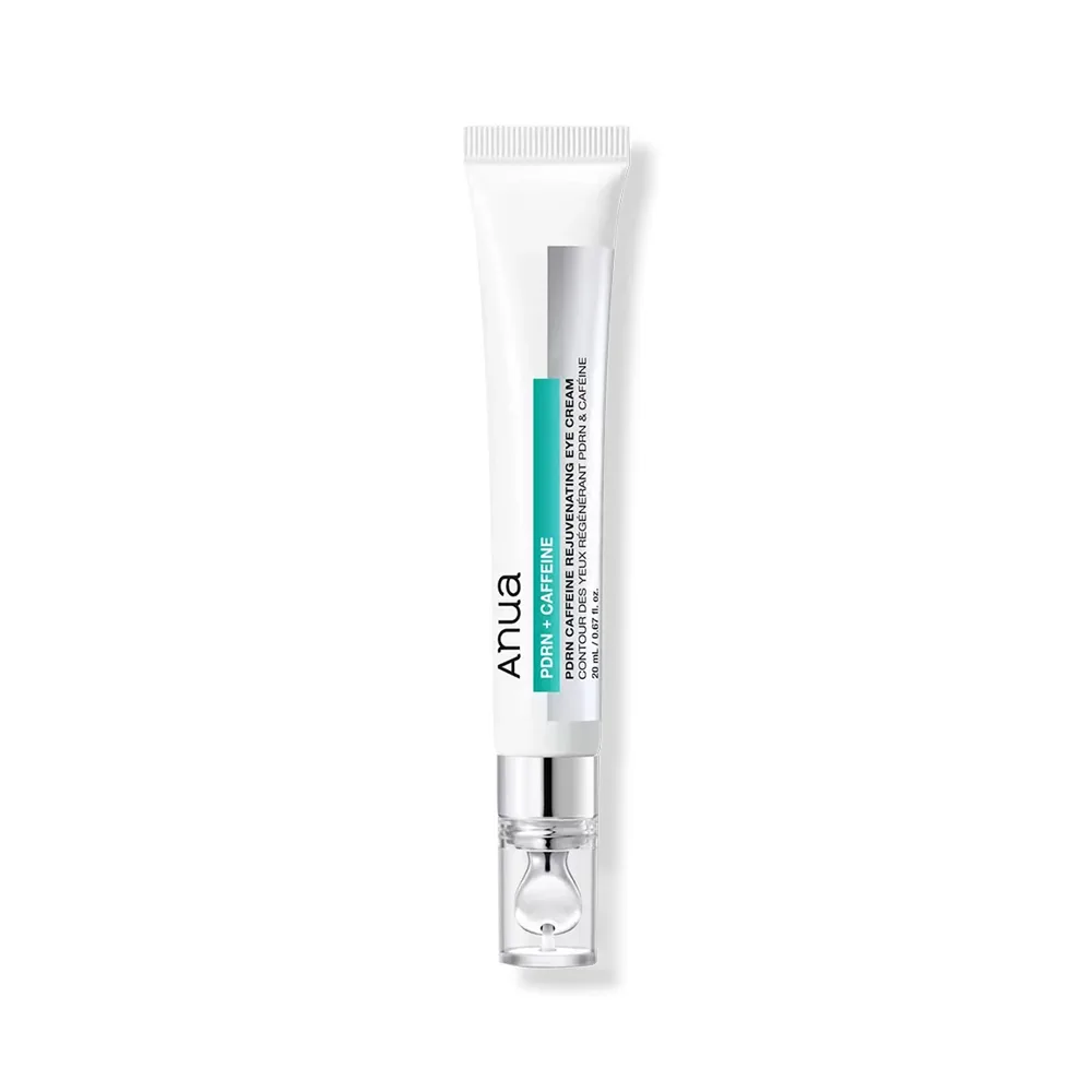 anua-hydro-firming-pdrn-caffeine-rejuvenating-eye-cream-20ml-main کرم دور چشم جوانساز، ضد پف و تیرگی PDRN و کافئین آنوا حجم 20 میل - Image 1