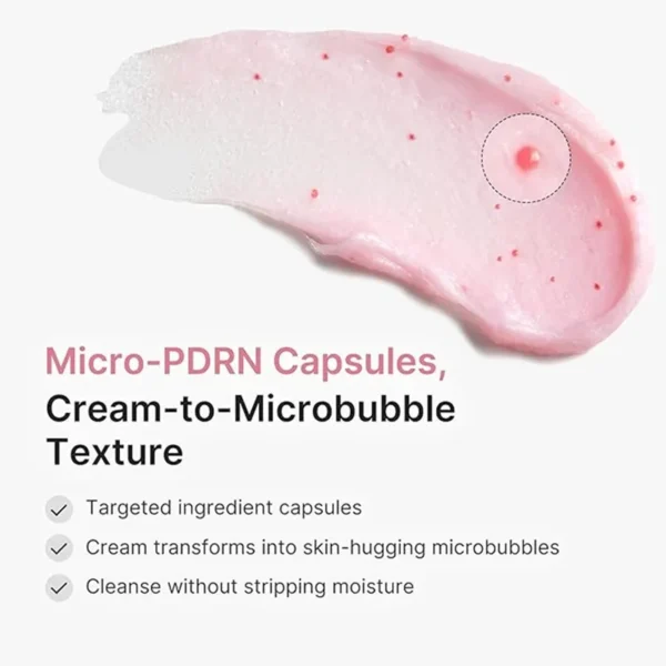 فوم پاک کننده کپسولی گلوتاتیون PDRN PINK مدی کیوب 120 میل - Image 4
