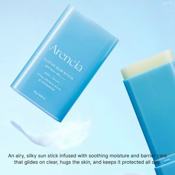 استیک ضد آفتاب آرنسیا Cloud Sun Stick SPF50+ PA حجم ۱۸ گرم - تصویر 3